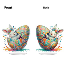 Load image into Gallery viewer, Acrylic Special Shaped Easter Egg Bunny 5D DIY Diamond Art Tabletop Decorations