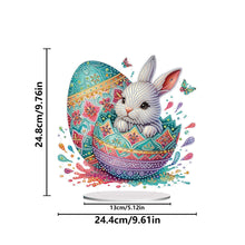 Load image into Gallery viewer, Acrylic Special Shaped Easter Egg Bunny 5D DIY Diamond Art Tabletop Decorations