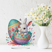 Load image into Gallery viewer, Acrylic Special Shaped Easter Egg Bunny 5D DIY Diamond Art Tabletop Decorations