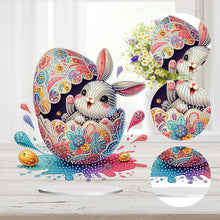 Load image into Gallery viewer, Acrylic Special Shaped Easter Egg Bunny 5D DIY Diamond Art Tabletop Decorations