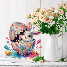 Load image into Gallery viewer, Acrylic Special Shaped Easter Egg Bunny 5D DIY Diamond Art Tabletop Decorations