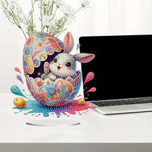 Load image into Gallery viewer, Acrylic Special Shaped Easter Egg Bunny 5D DIY Diamond Art Tabletop Decorations