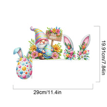 Load image into Gallery viewer, Easter Egg Gnome 5D DIY Diamond Painting Door Corner Sign for Door Wall