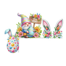 Load image into Gallery viewer, Easter Egg Gnome 5D DIY Diamond Painting Door Corner Sign for Door Wall