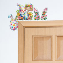 Load image into Gallery viewer, Easter Egg Gnome 5D DIY Diamond Painting Door Corner Sign for Door Wall