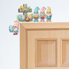 Load image into Gallery viewer, Easter Gnome Cross 5D DIY Diamond Painting Door Corner Sign for Door Wall