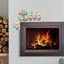 Load image into Gallery viewer, Easter Gnome Cross 5D DIY Diamond Painting Door Corner Sign for Door Wall