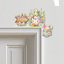 Load image into Gallery viewer, Easter Egg Gnome 5D DIY Diamond Painting Door Corner Sign for Door Wall