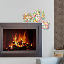 Load image into Gallery viewer, Easter Egg Gnome 5D DIY Diamond Painting Door Corner Sign for Door Wall