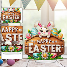 Load image into Gallery viewer, Acrylic Special Shape Easter Diamond Painting Desktop Decors Bedroom Table Decor