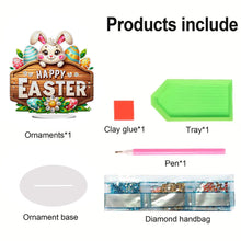 Load image into Gallery viewer, Acrylic Special Shape Easter Diamond Painting Desktop Decors Bedroom Table Decor
