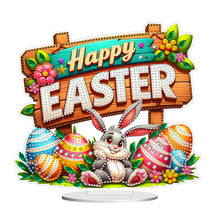 Load image into Gallery viewer, Acrylic Special Shape Easter Diamond Painting Desktop Decors Bedroom Table Decor