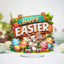 Load image into Gallery viewer, Acrylic Special Shape Easter Diamond Painting Desktop Decors Bedroom Table Decor