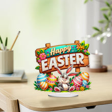 Load image into Gallery viewer, Acrylic Special Shape Easter Diamond Painting Desktop Decors Bedroom Table Decor