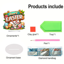 Load image into Gallery viewer, Acrylic Special Shape Easter Diamond Painting Desktop Decors Bedroom Table Decor