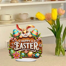Load image into Gallery viewer, Acrylic Special Shape Easter Diamond Painting Desktop Decors Bedroom Table Decor