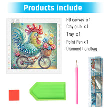 Load image into Gallery viewer, Diamond Painting - Partial Special Shaped - Cute Rooster (30*30CM)