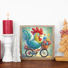 Load image into Gallery viewer, Diamond Painting - Partial Special Shaped - Cute Rooster (30*30CM)