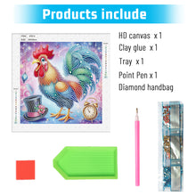 Load image into Gallery viewer, Diamond Painting - Partial Special Shaped - Cute Rooster (30*30CM)