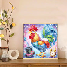 Load image into Gallery viewer, Diamond Painting - Partial Special Shaped - Cute Rooster (30*30CM)