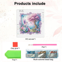 Load image into Gallery viewer, Diamond Painting - Partial Special Shaped - Purple Bird (30*30CM)