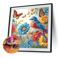 Load image into Gallery viewer, Diamond Painting - Partial Special Shaped - Blue Bird (30*30CM)