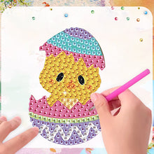 Load image into Gallery viewer, 8Pcs Easter Egg Chicken Diamond Art Fridge Magnet Diamond Painting Fridge Magnet