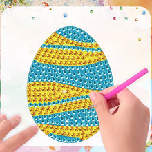 Load image into Gallery viewer, 8Pcs Easter Egg Chicken Diamond Art Fridge Magnet Diamond Painting Fridge Magnet
