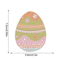 Load image into Gallery viewer, 8Pcs Easter Egg Chicken Diamond Art Fridge Magnet Diamond Painting Fridge Magnet