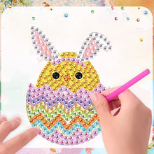 Load image into Gallery viewer, 8Pcs Easter Egg Chicken Diamond Art Fridge Magnet Diamond Painting Fridge Magnet