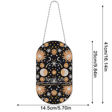 Load image into Gallery viewer, Gemstone Black Cat Diamond Painting Ornaments with Shelf for Garden Window Decor