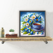 Load image into Gallery viewer, Diamond Painting - Full Round - Blue and White Porcelain Cup (30*30CM)