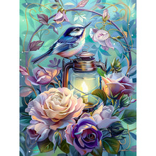 Load image into Gallery viewer, Diamond Painting - Full Round - Blue Bird Lantern (30*40CM)