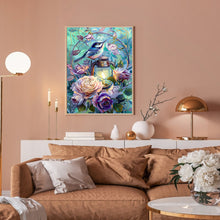 Load image into Gallery viewer, Diamond Painting - Full Round - Blue Bird Lantern (30*40CM)