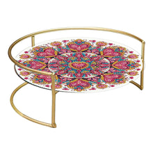 Load image into Gallery viewer, Acrylic Color Pattern 5D DIY Diamond Painting Serving Tray for Desk Coffee Table