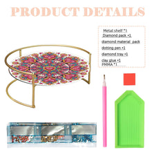 Load image into Gallery viewer, Acrylic Color Pattern 5D DIY Diamond Painting Serving Tray for Desk Coffee Table