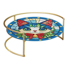 Load image into Gallery viewer, Acrylic Color Pattern 5D DIY Diamond Painting Serving Tray for Desk Coffee Table