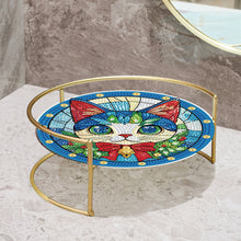 Load image into Gallery viewer, Acrylic Color Pattern 5D DIY Diamond Painting Serving Tray for Desk Coffee Table
