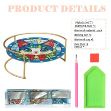 Load image into Gallery viewer, Acrylic Color Pattern 5D DIY Diamond Painting Serving Tray for Desk Coffee Table