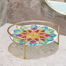 Load image into Gallery viewer, Acrylic Color Pattern 5D DIY Diamond Painting Serving Tray for Desk Coffee Table