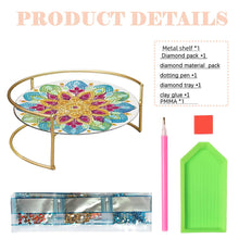 Load image into Gallery viewer, Acrylic Color Pattern 5D DIY Diamond Painting Serving Tray for Desk Coffee Table