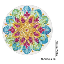 Load image into Gallery viewer, Acrylic Color Pattern 5D DIY Diamond Painting Serving Tray for Desk Coffee Table
