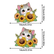 Load image into Gallery viewer, 2Pcs Lazy Bear 5D DIY Wooden Door Topper Wood Door Corner Decor for Party Favors
