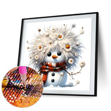 Load image into Gallery viewer, Diamond Painting - Full Round - Cute Snowman (30*30CM)
