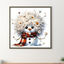 Load image into Gallery viewer, Diamond Painting - Full Round - Cute Snowman (30*30CM)