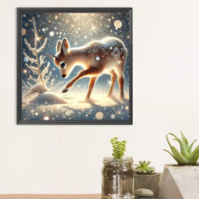 Load image into Gallery viewer, Diamond Painting - Full Round - Snow Deer (30*30CM)