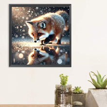 Load image into Gallery viewer, Diamond Painting - Full Round - Snow Fox (30*30CM)