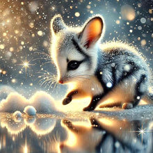 Load image into Gallery viewer, Diamond Painting - Full Round - Snow Fennec Fox (30*30CM)