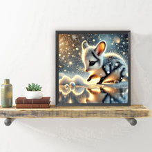 Load image into Gallery viewer, Diamond Painting - Full Round - Snow Fennec Fox (30*30CM)