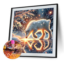Load image into Gallery viewer, Diamond Painting - Full Round - Snow Deer (30*30CM)